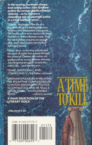 a time to kill book