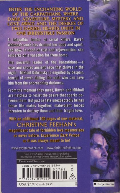 Christine Feehan - Dark Prince [9780062019554] on Collectorz.com Core Books