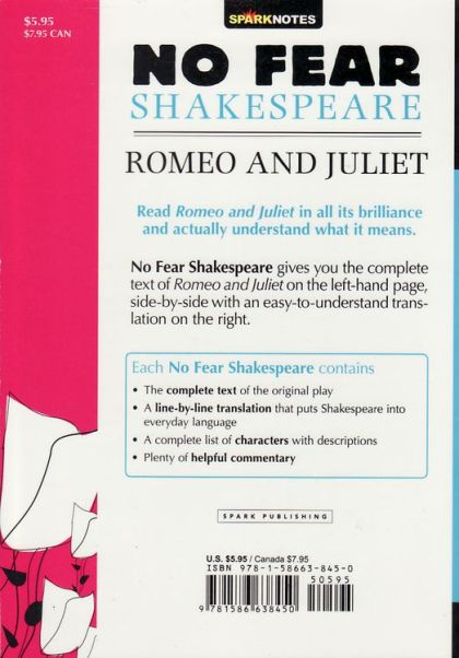 William Shakespeare, SparkNotes Editors - Romeo And Juliet ...